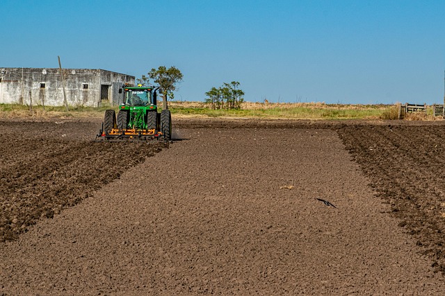 farm tractor machinery working field ireland