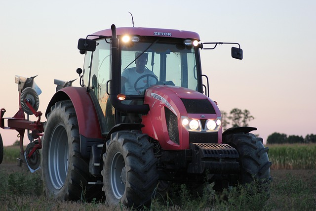 irish farmland machinery in field tractor service plan support