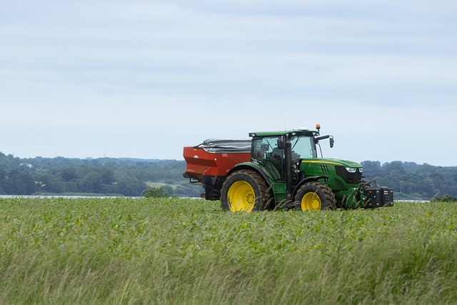 tractors working on Irish farmland field service support