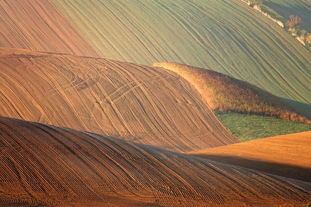 farm field soil cultivation machinery tracks ireland